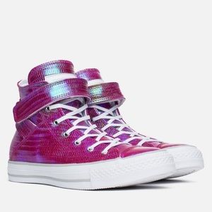 Converse High Brea Pink Sapphire Iridescent